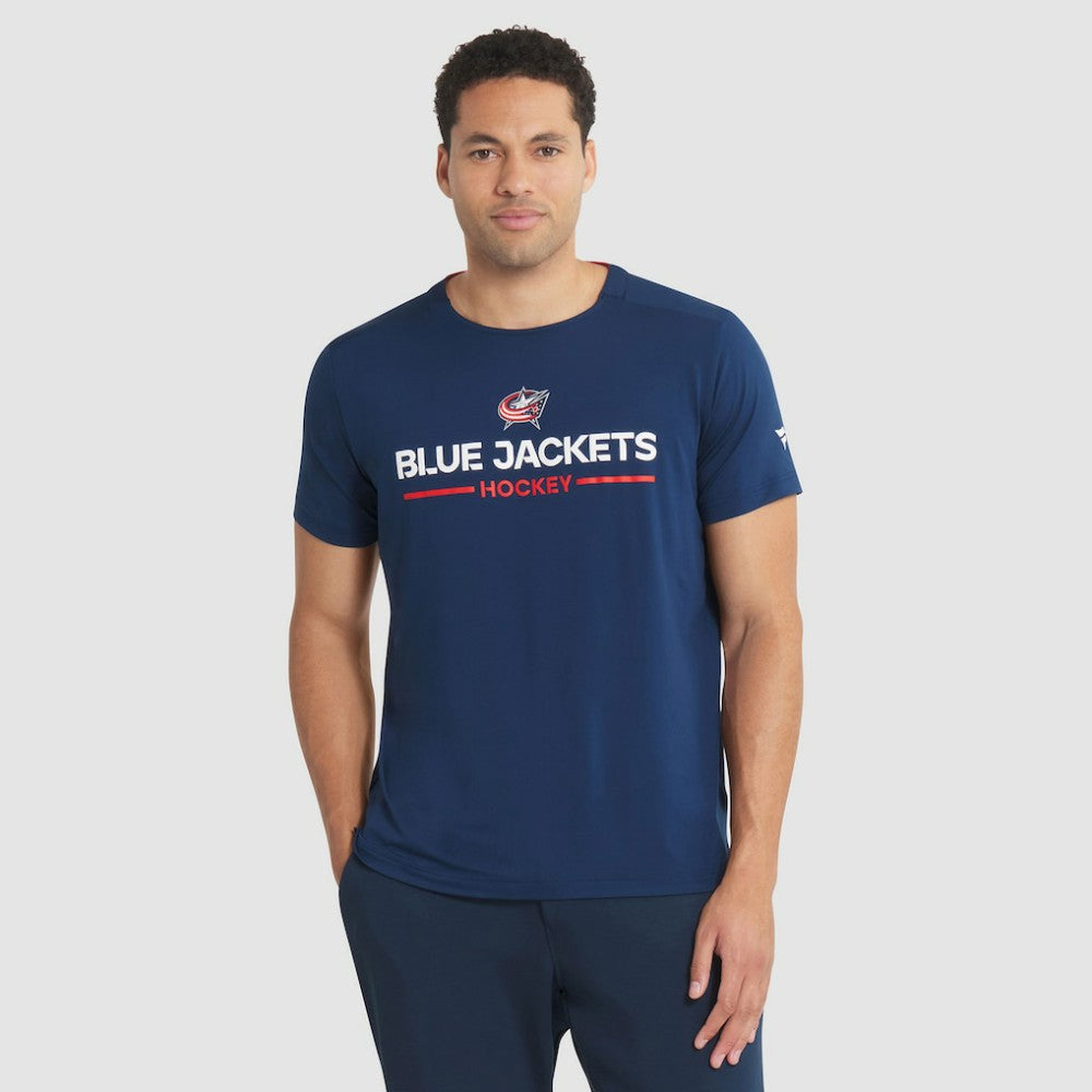 Columbus Blue Jackets Fanatics Authentic Pro Rink Tech T-Shirt - Navy | US 202495587