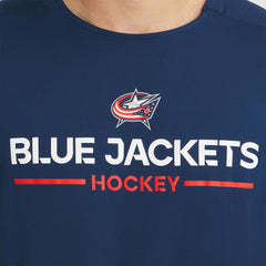 Columbus Blue Jackets Fanatics Authentic Pro Rink Tech T-Shirt - Navy | US 202495587
