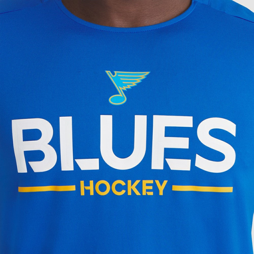 St. Louis Blues Fanatics Authentic Pro Rink Tech T-Shirt - Blue | US 202495591