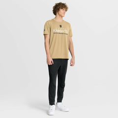 Vegas Golden Knights Fanatics Authentic Pro Rink Tech T-Shirt - Gold | US 202495599