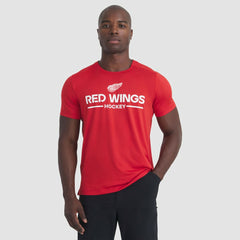 Detroit Red Wings Fanatics Authentic Pro Rink Tech T-Shirt - Red | US 202495600