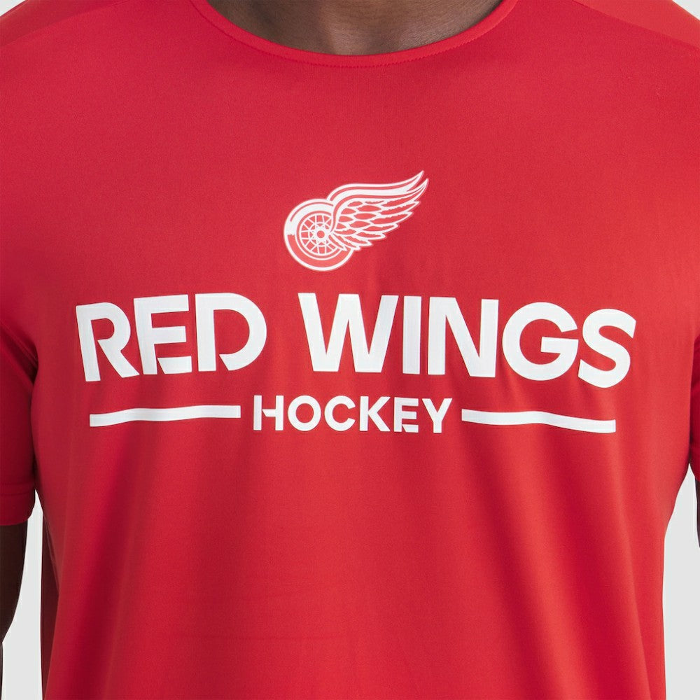 Detroit Red Wings Fanatics Authentic Pro Rink Tech T-Shirt - Red | US 202495600
