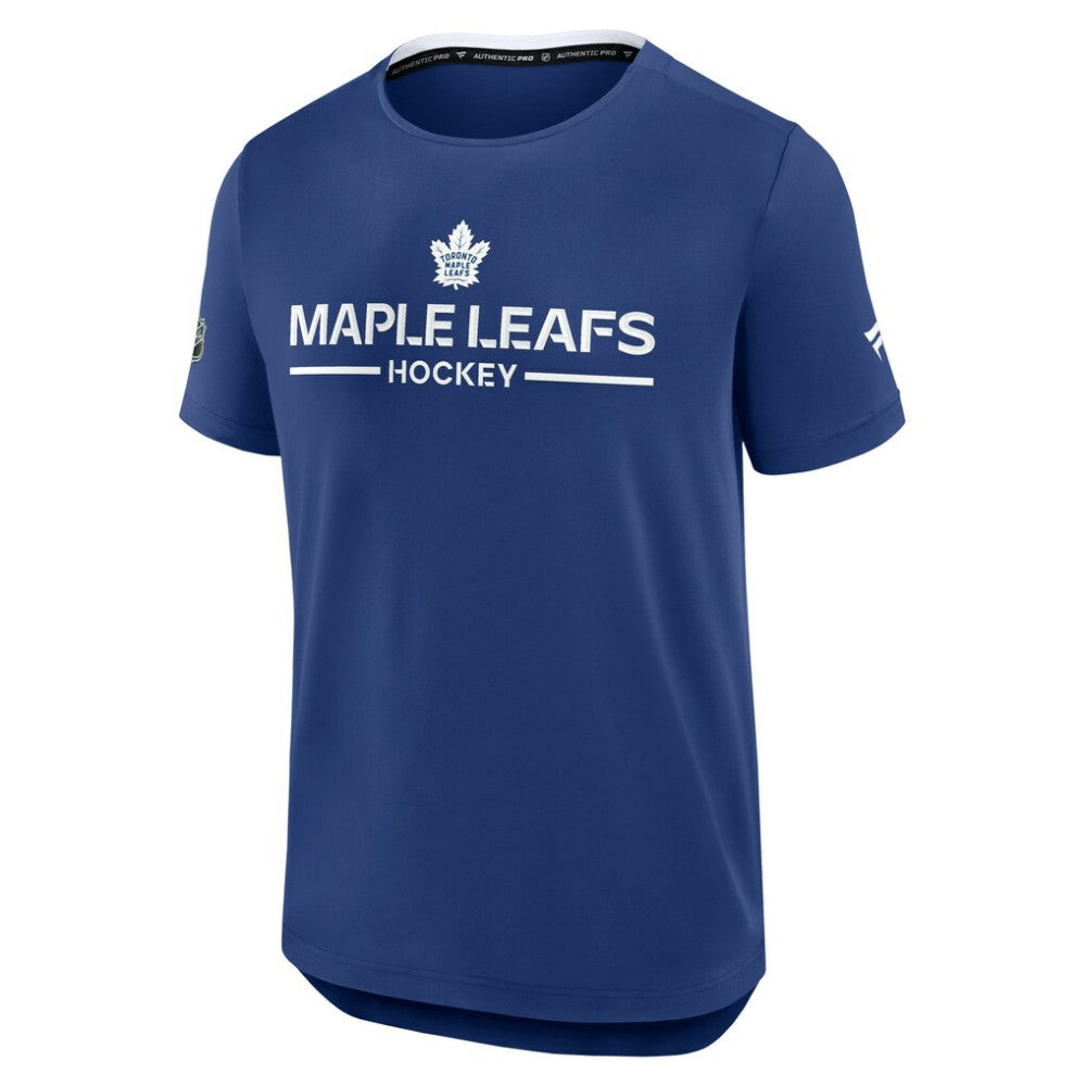 Toronto Maple Leafs Fanatics Authentic Pro Rink Tech T-Shirt - Blue | US 202495601