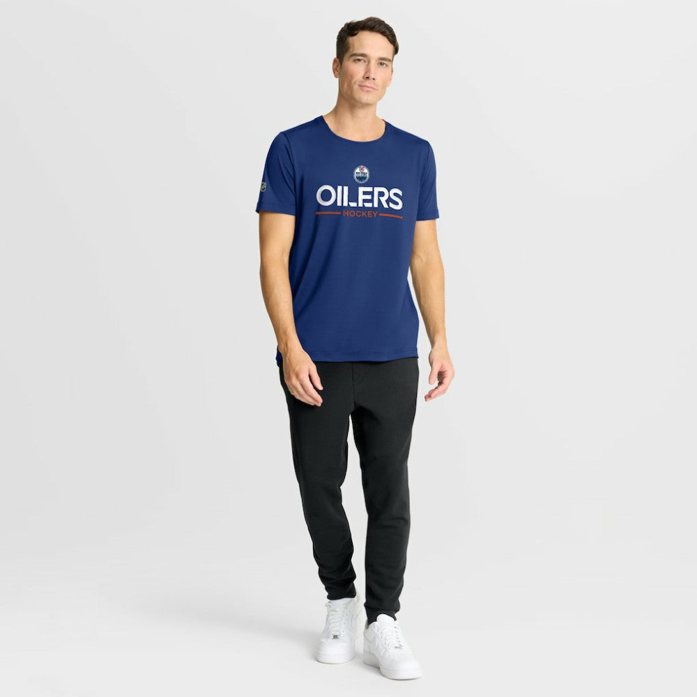 Edmonton Oilers Fanatics Authentic Pro Rink Tech T-Shirt - Royal | US 202495607