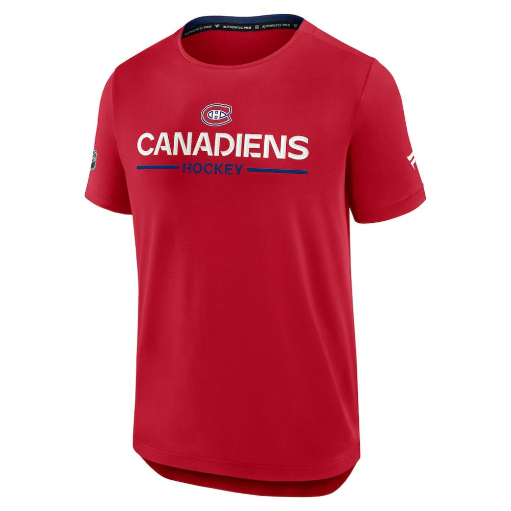 Montreal Canadiens Fanatics Authentic Pro Rink Tech T-Shirt - Red | US 202495608