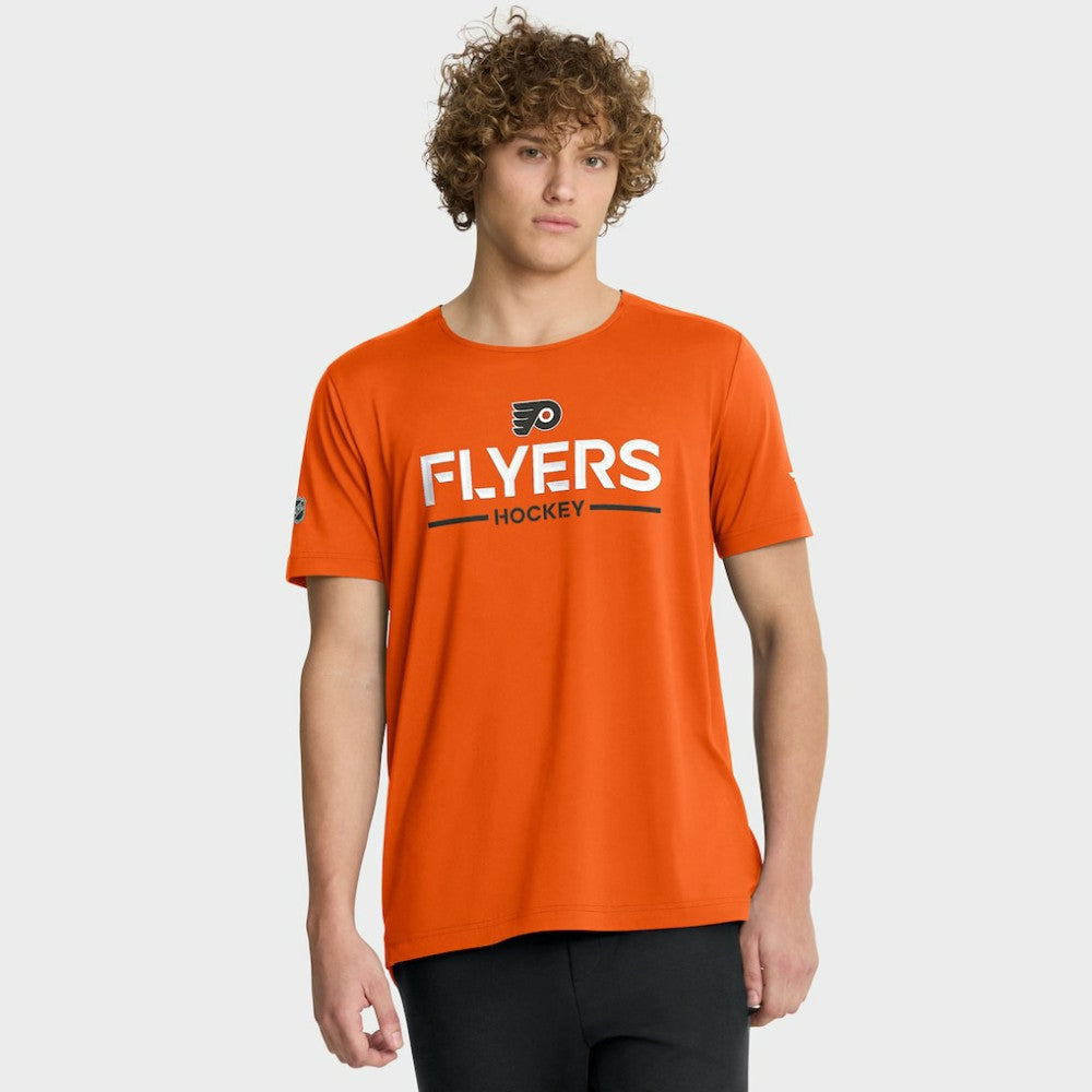 Philadelphia Flyers Fanatics Authentic Pro Rink Tech T-Shirt - Orange | US 202495613