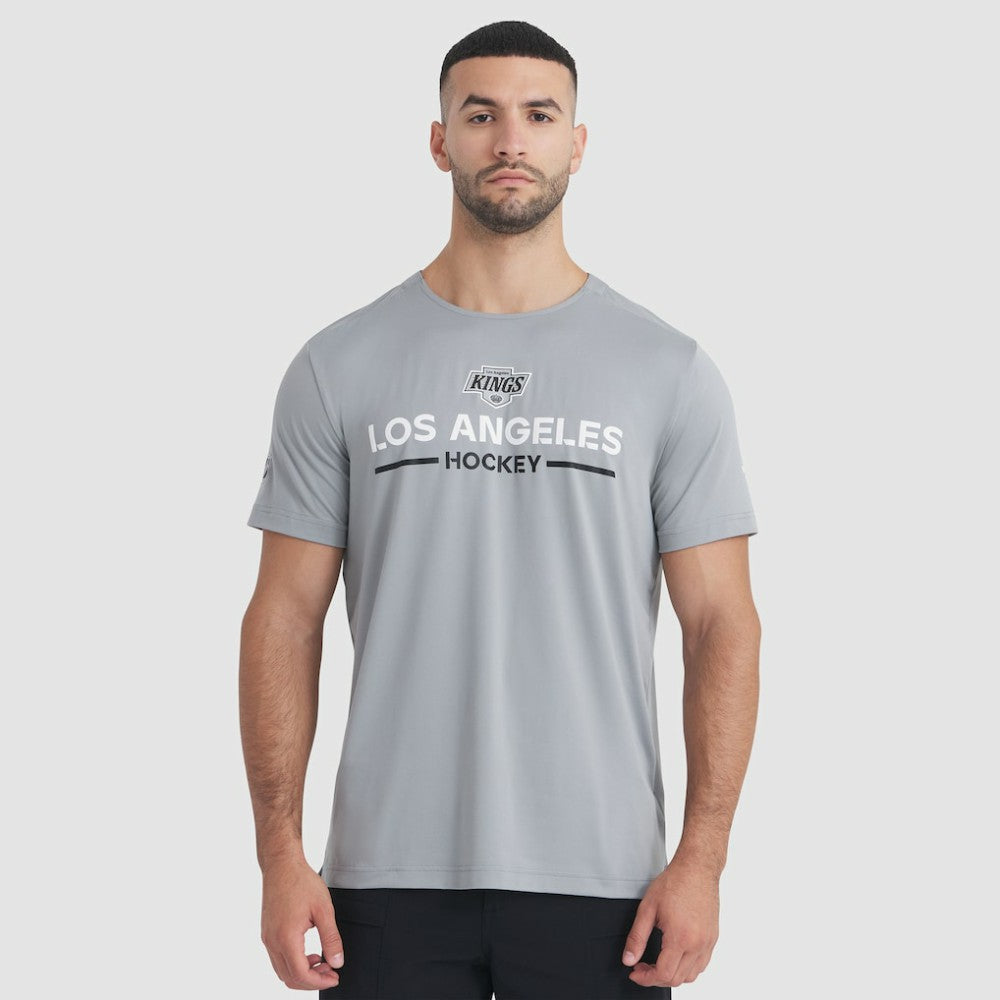 Los Angeles Kings Fanatics Authentic Pro Rink Tech T-Shirt - Gray | US 202495621