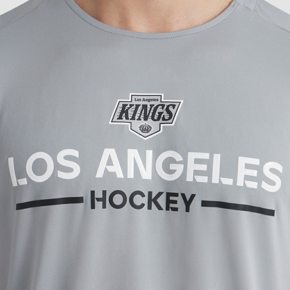 Los Angeles Kings Fanatics Authentic Pro Rink Tech T-Shirt - Gray | US 202495621