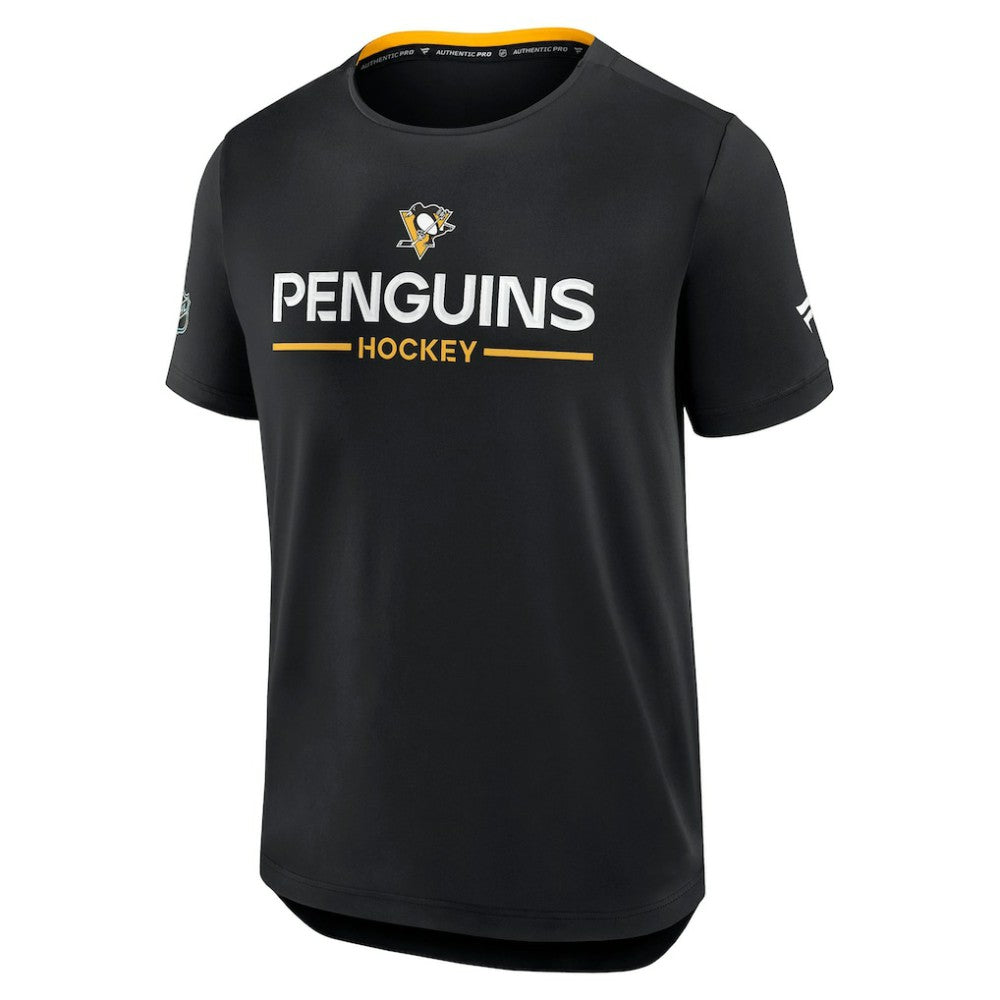 Pittsburgh Penguins Fanatics Authentic Pro Rink Tech T-Shirt - Black | US 202495622