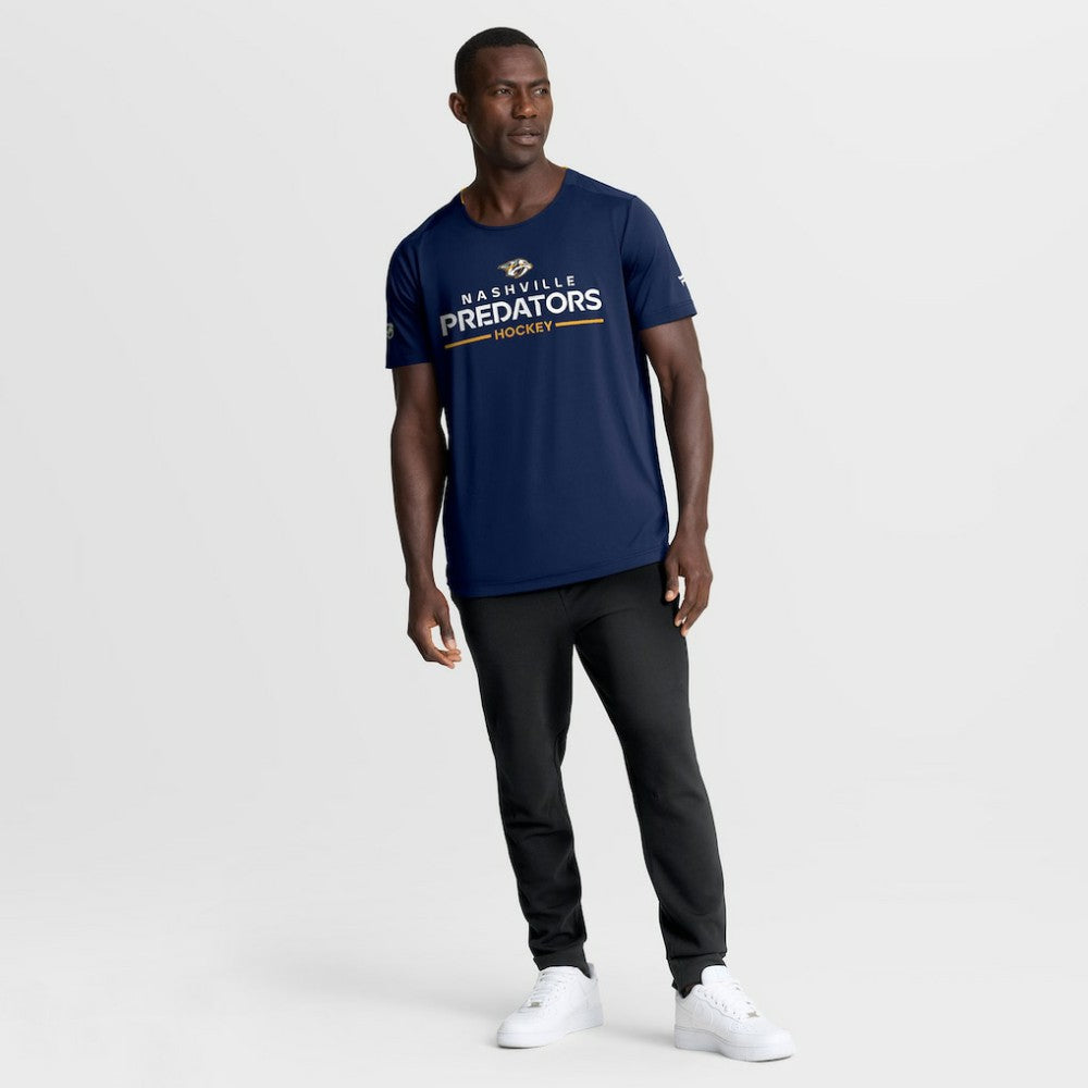 Nashville Predators Fanatics Authentic Pro Rink Tech T-Shirt - Navy | US 202495624