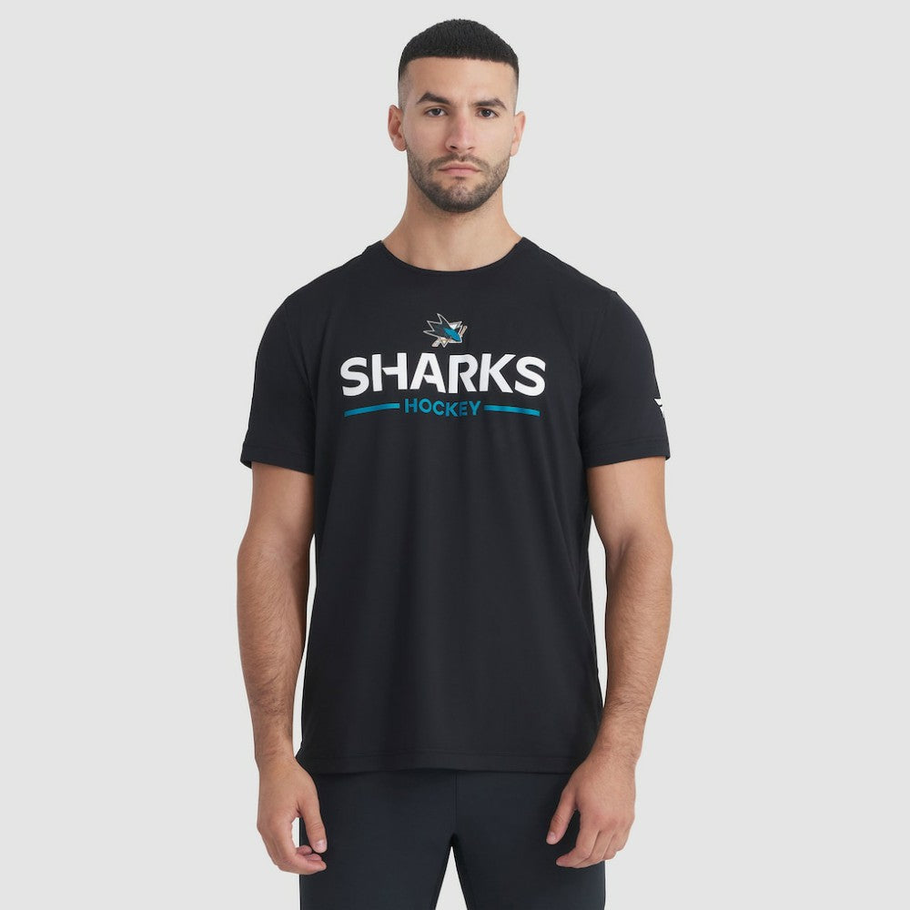 San Jose Sharks Fanatics Authentic Pro Rink Tech T-Shirt - Black | US 202495626