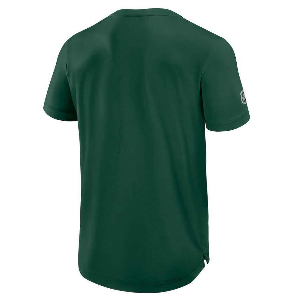 Minnesota Wild Fanatics Authentic Pro Rink Tech T-Shirt - Green | US 202495628