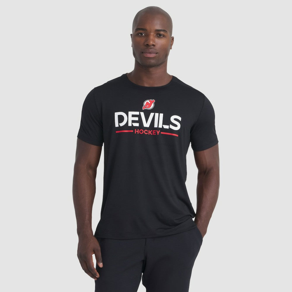 New Jersey Devils Fanatics Authentic Pro Rink Tech T-Shirt - Black | US 202495633