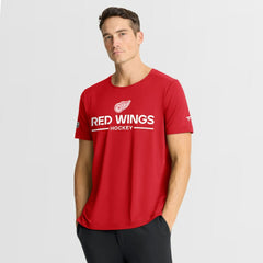 Detroit Red Wings Fanatics Authentic Pro Centennial Rink Tech T-Shirt - Red | US 202495634
