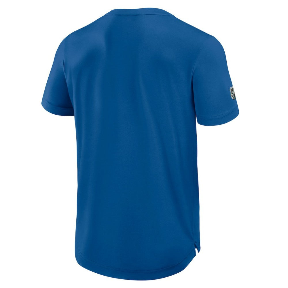 New York Rangers Fanatics Authentic Pro Rink Centennial Tech T-Shirt - Blue | US 202495636