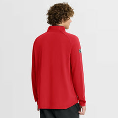 Chicago Blackhawks Fanatics Authentic Pro Rink Training Quarter-Zip Pullover - Red | US 202495649
