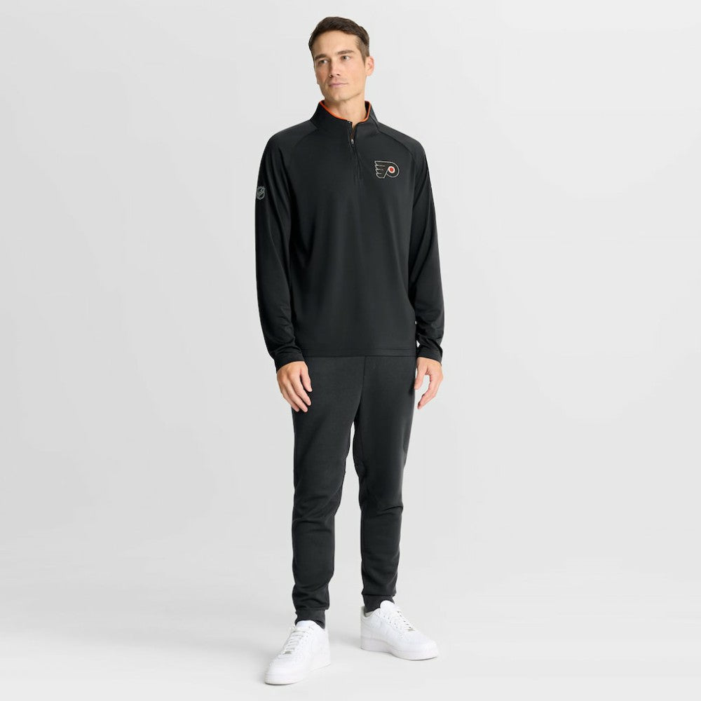 Philadelphia Flyers Fanatics Authentic Pro Rink Training Quarter-Zip Pullover - Black | US 202495651