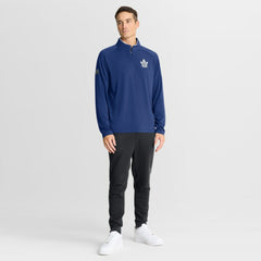 Toronto Maple Leafs Fanatics Authentic Pro Rink Training Quarter-Zip Pullover - Blue | US 202495655