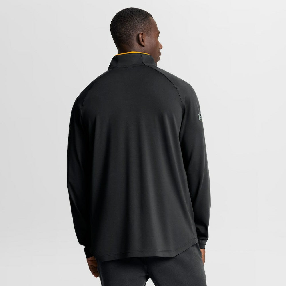 Pittsburgh Penguins Fanatics Authentic Pro Rink Training Quarter-Zip Pullover - Black | US 202495656