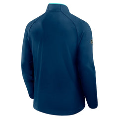 Seattle Kraken Fanatics Authentic Pro Rink Training Quarter-Zip Pullover - Deep Sea Blue | US 202495662