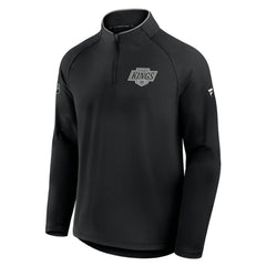 Los Angeles Kings Fanatics Authentic Pro Rink Training Quarter-Zip Pullover - Black | US 202495673