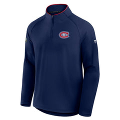 Montreal Canadiens Fanatics Authentic Pro Rink Training Quarter-Zip Pullover - Navy | US 202495678