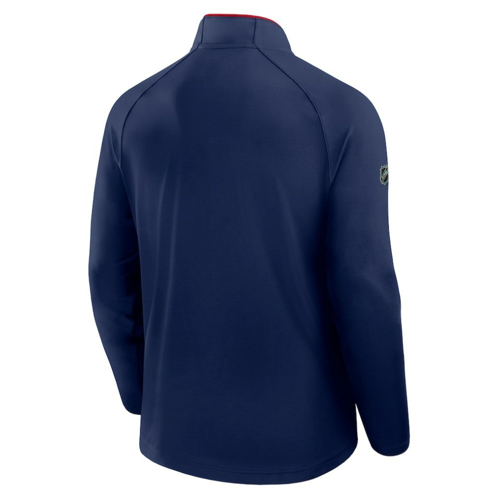 Montreal Canadiens Fanatics Authentic Pro Rink Training Quarter-Zip Pullover - Navy | US 202495678