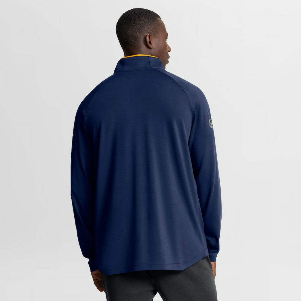 Nashville Predators Fanatics Authentic Pro Rink Training Quarter-Zip Pullover - Navy | US 202495680