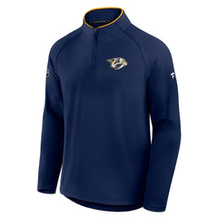 Nashville Predators Fanatics Authentic Pro Rink Training Quarter-Zip Pullover - Navy | US 202495680