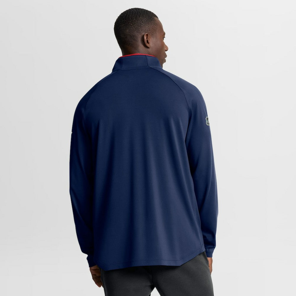 Columbus Blue Jackets Fanatics Authentic Pro Rink Training Quarter-Zip Pullover - Navy | US 202495681