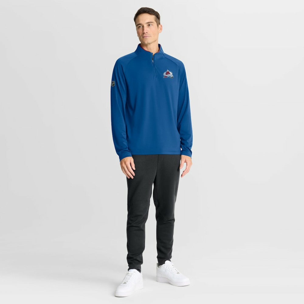 Colorado Avalanche Fanatics Authentic Pro Rink Training Quarter-Zip Pullover - Blue | US 202495685