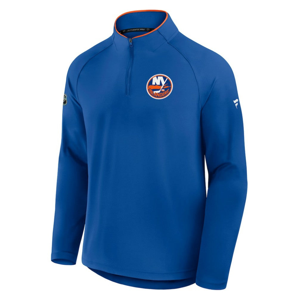 New York Islanders Fanatics Authentic Pro Rink Training Quarter-Zip Pullover - Royal | US 202495687
