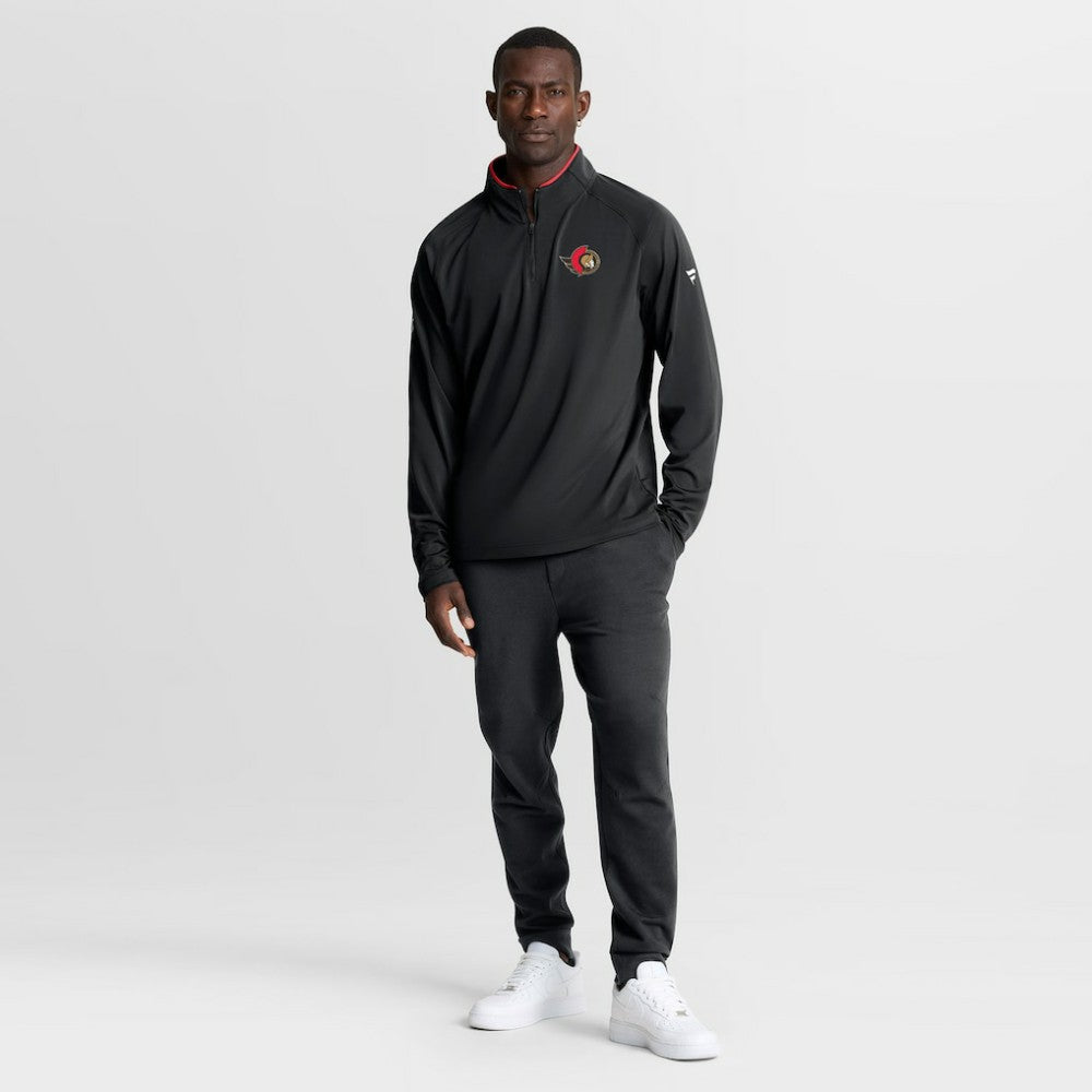 Ottawa Senators Fanatics Authentic Pro Rink Training Quarter-Zip Pullover - Black | US 202495698