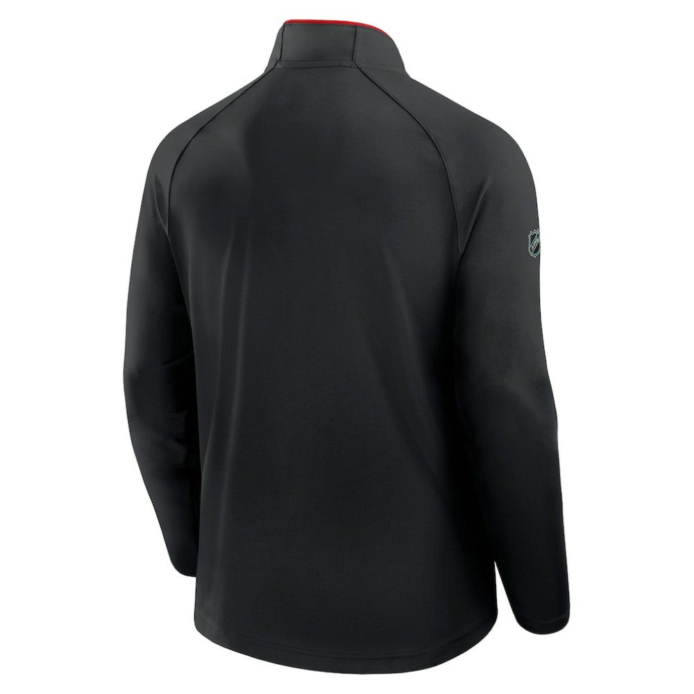 Ottawa Senators Fanatics Authentic Pro Rink Training Quarter-Zip Pullover - Black | US 202495698