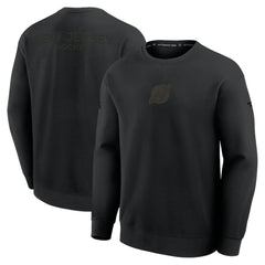 New Jersey Devils Fanatics Authentic Pro Road Tri-Blend Sweatshirt - Black | US 202495742