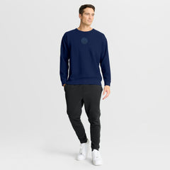 Edmonton Oilers Fanatics Authentic Pro Road Tri-Blend Sweatshirt - Navy | US 202495746
