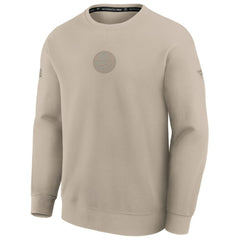 New York Islanders Fanatics Authentic Pro Road Tri-Blend Sweatshirt - Tan | US 202495770