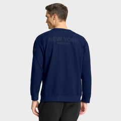 New York Rangers Fanatics Authentic Pro Road Tri-Blend Sweatshirt - Navy | US 202495784