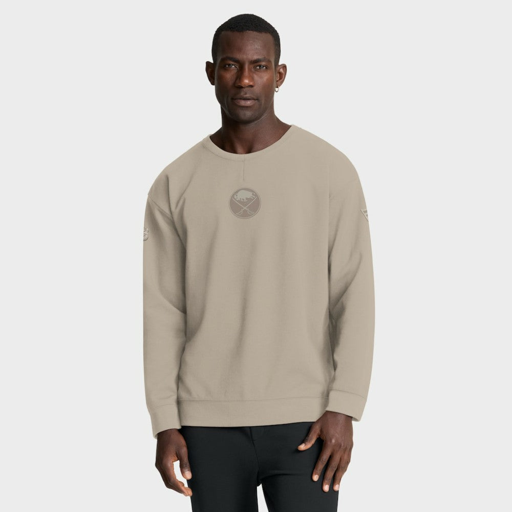 Buffalo Sabres Fanatics Authentic Pro Road Tri-Blend Sweatshirt - Tan | US 202495810
