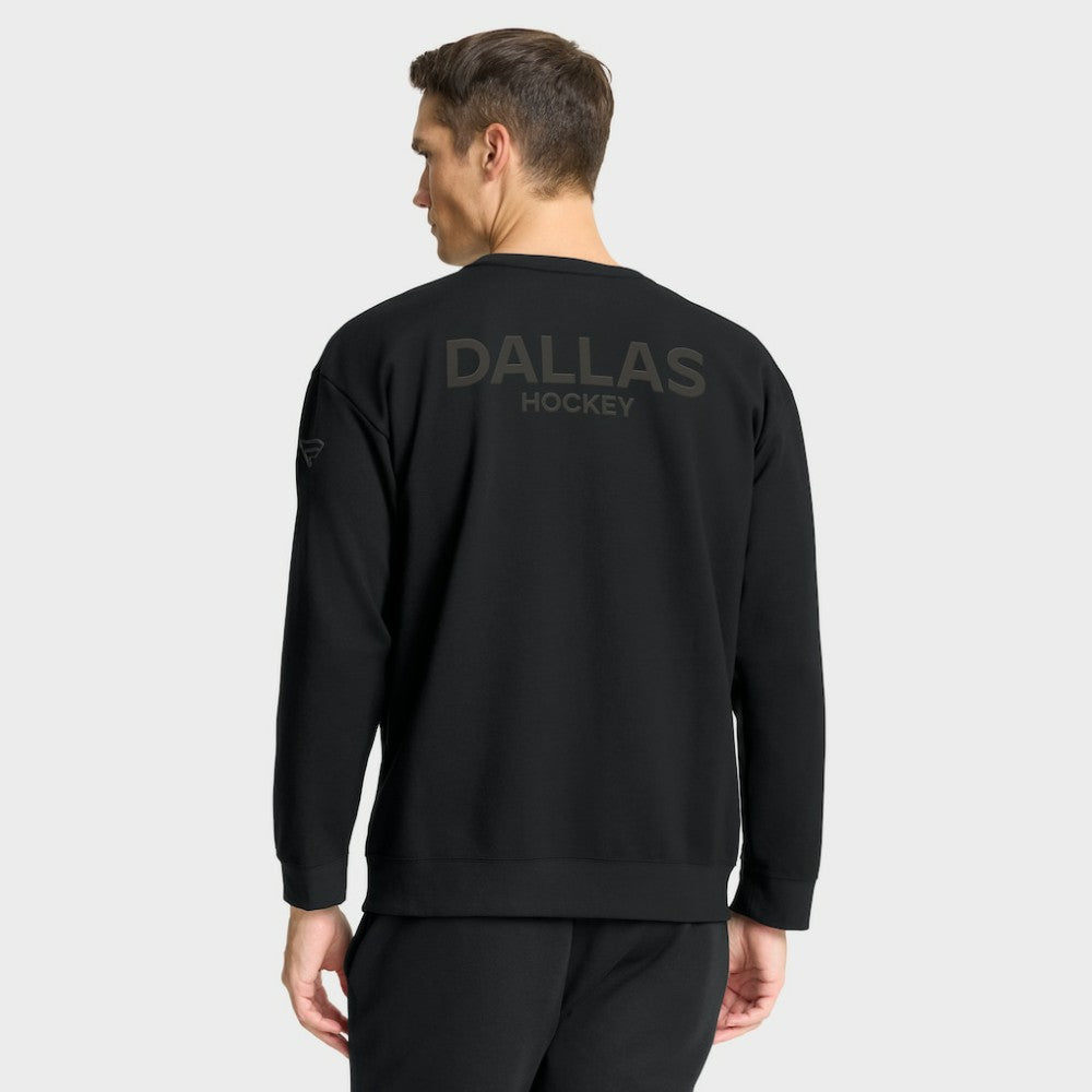 Dallas Stars Fanatics Authentic Pro Road Tri-Blend Sweatshirt - Black | US 202495816