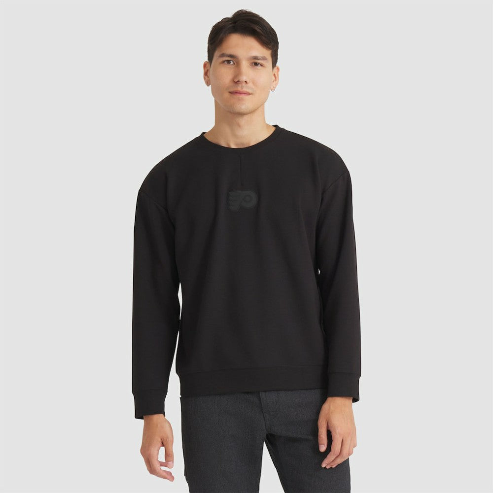 Philadelphia Flyers Fanatics Authentic Pro Road Tri-Blend Sweatshirt - Black | US 202495826