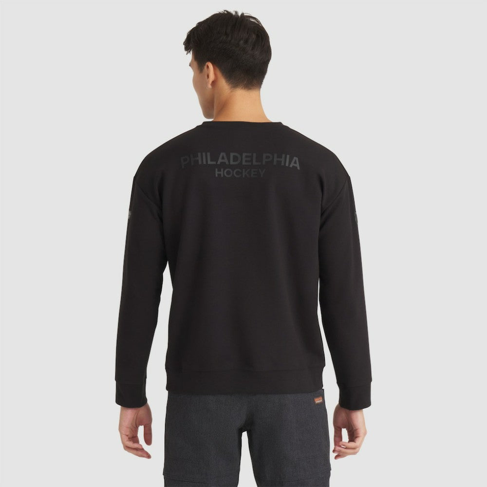 Philadelphia Flyers Fanatics Authentic Pro Road Tri-Blend Sweatshirt - Black | US 202495826
