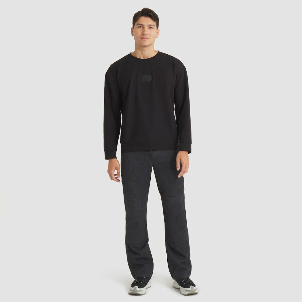Philadelphia Flyers Fanatics Authentic Pro Road Tri-Blend Sweatshirt - Black | US 202495826