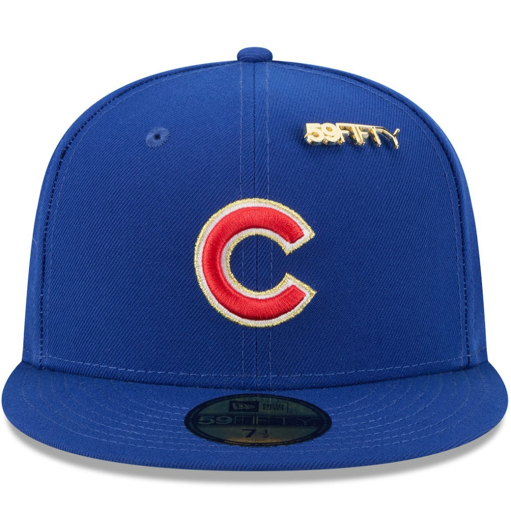 Chicago Cubs New Era 2025 59FIFTY Day 59FIFTY Fitted Hat with Pins - Royal Hats