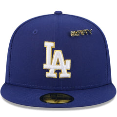 Los Angeles Dodgers New Era 2025 59FIFTY Day 59FIFTY Fitted Hat with Pins - Royal Hats