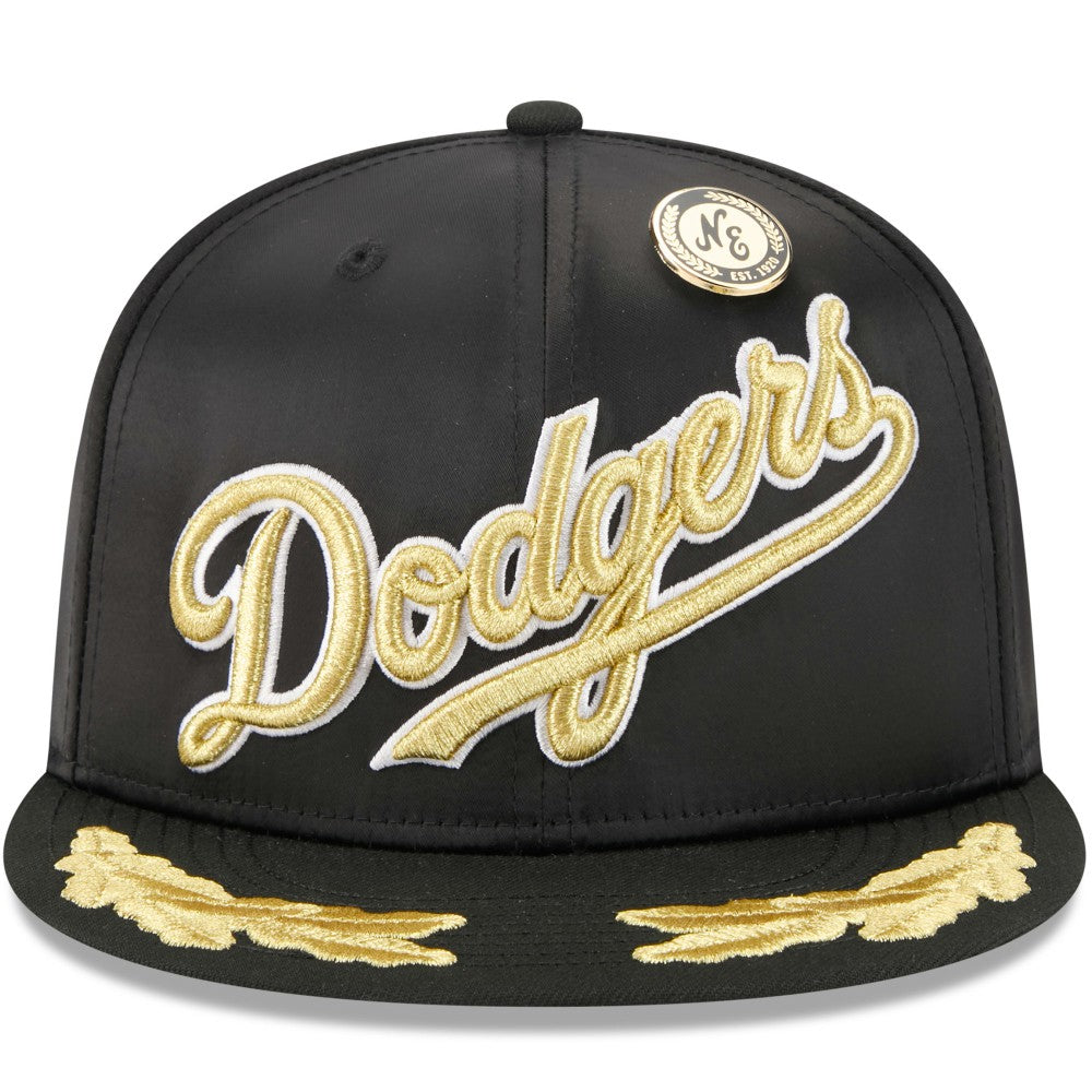 Los Angeles Dodgers New Era 2025 59FIFTY Day Gold Leaf 59FIFTY Fitted Hat - Black Hats