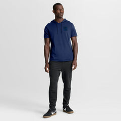 New York Rangers Fanatics Authentic Pro Road Short Sleeve Hoodie - Navy | US 202496134
