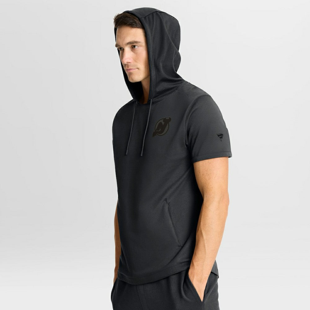 New Jersey Devils Fanatics Authentic Pro Road Short Sleeve Hoodie - Black | US 202496135