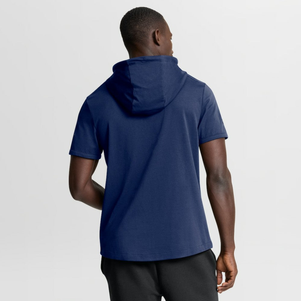 Toronto Maple Leafs Fanatics Authentic Pro Road Short Sleeve Hoodie - Navy | US 202496170