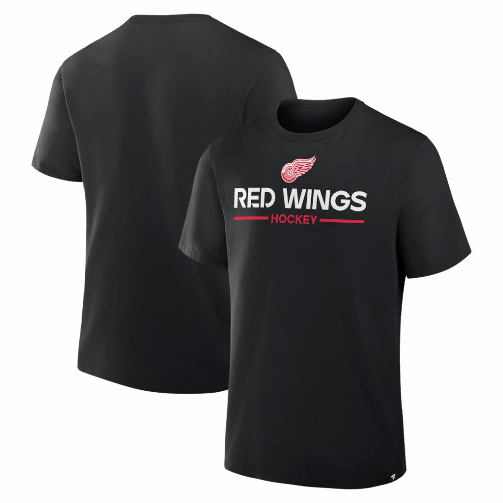 Detroit Red Wings Fanatics Authentic Pro Primary T-Shirt - Black | US 202496198
